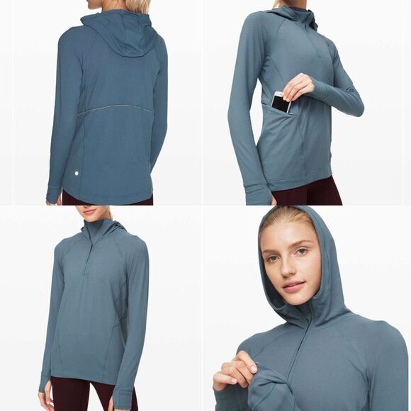 Lululemon Warm Stabilizer 1/2 Zip Hoodie size 10 - Picture 1 of 8